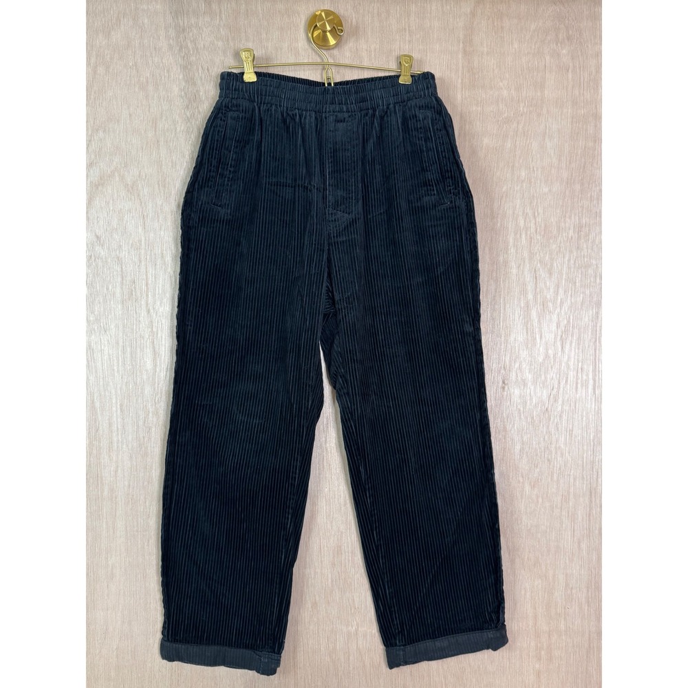 GU Undercover Jun Takahashi Corduroy Pants Black Streetwear Freedom Patch Mens S